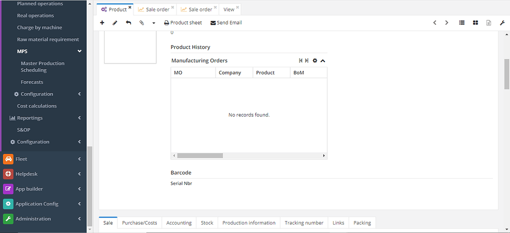 Creating Product History - Technical - Axelor Forum