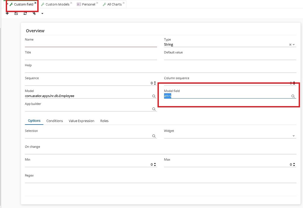 How i can edit Model field - English Forum - Axelor Forum